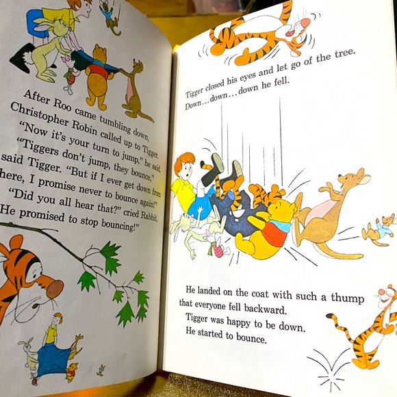 WALT DISNEY’S VTG 70’s WINNIE THE POOH AND TGGER TOO HARDCOVER STORY BOOK - Picture 10 of 14
